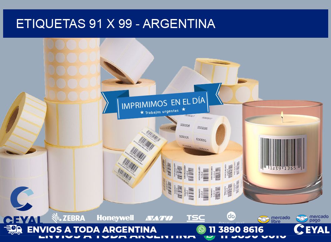 ETIQUETAS 91 x 99 - ARGENTINA