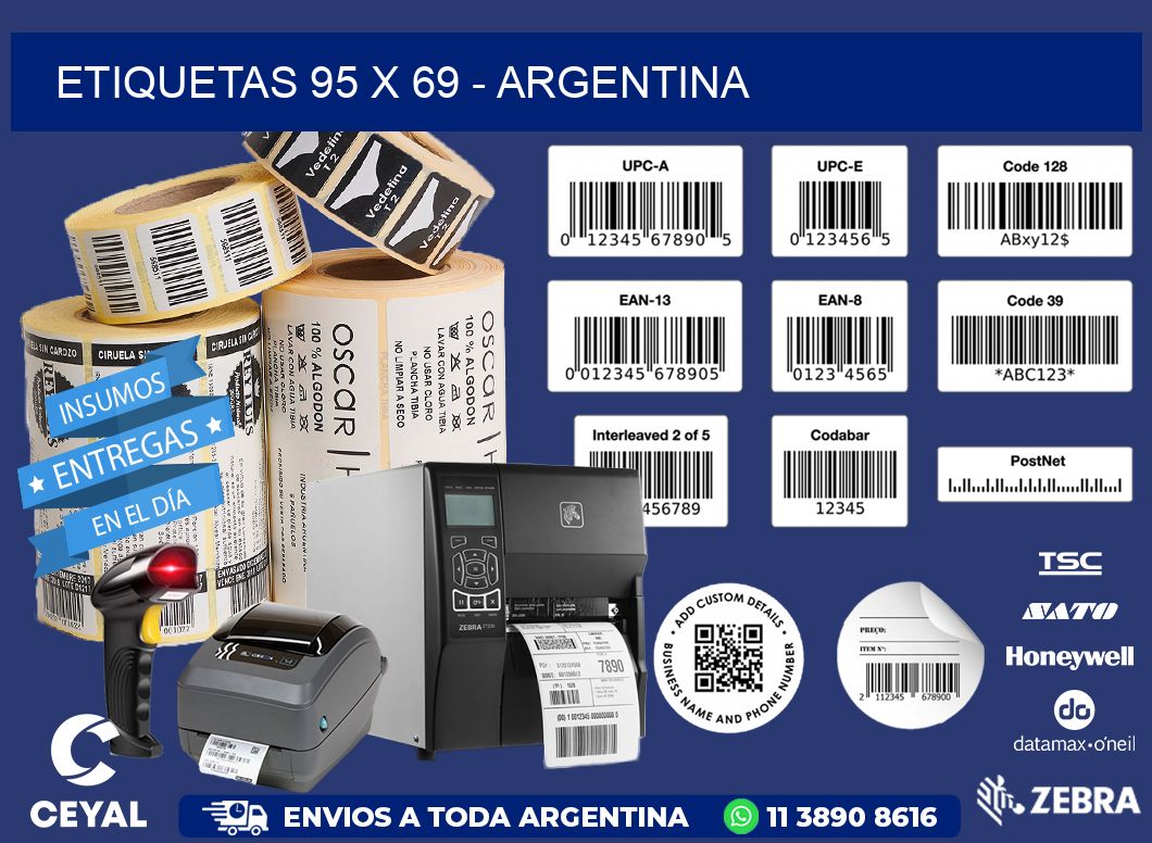 ETIQUETAS 95 x 69 - ARGENTINA