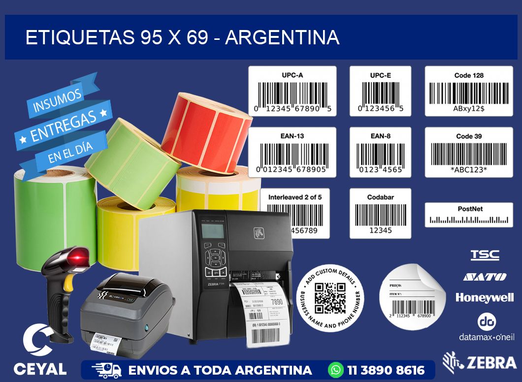 ETIQUETAS 95 x 69 - ARGENTINA