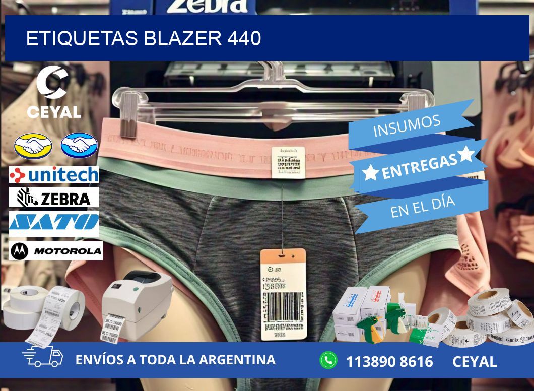 ETIQUETAS BLAZER 440