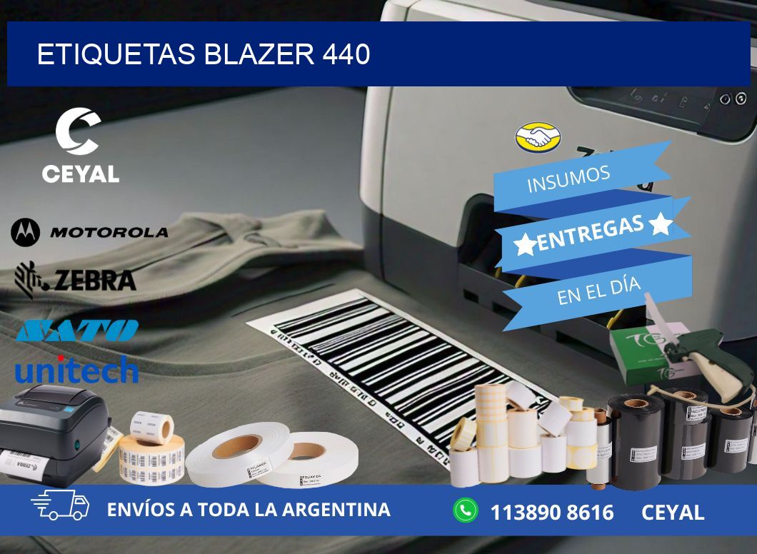 ETIQUETAS BLAZER 440