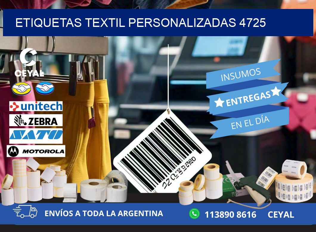 ETIQUETAS TEXTIL PERSONALIZADAS 4725