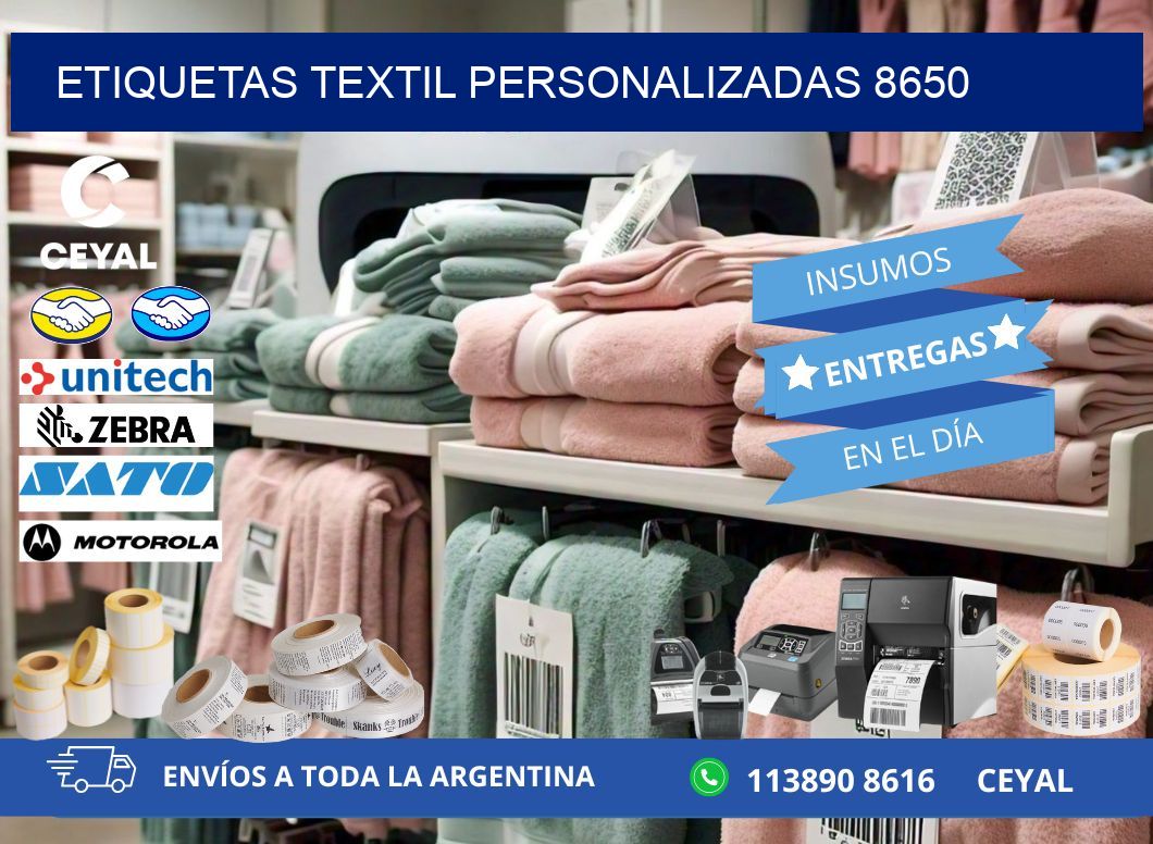 ETIQUETAS TEXTIL PERSONALIZADAS 8650