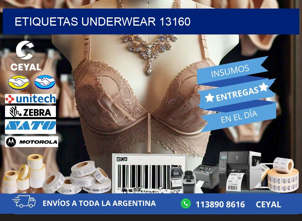 ETIQUETAS UNDERWEAR 13160