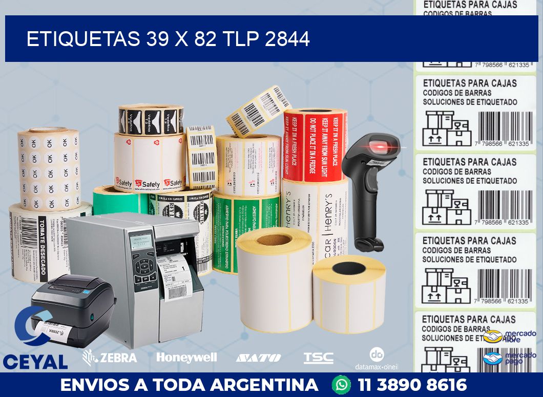 ETIQUETAS 39 x 82 TLP 2844