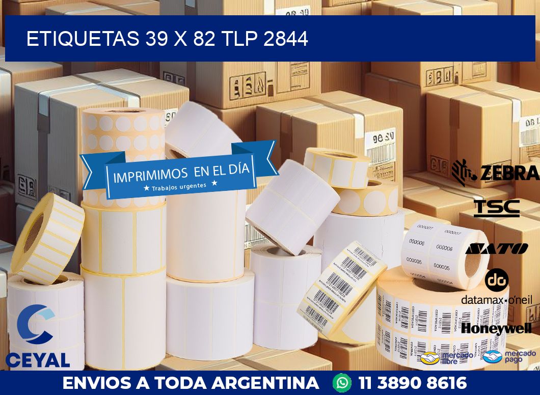 ETIQUETAS 39 x 82 TLP 2844
