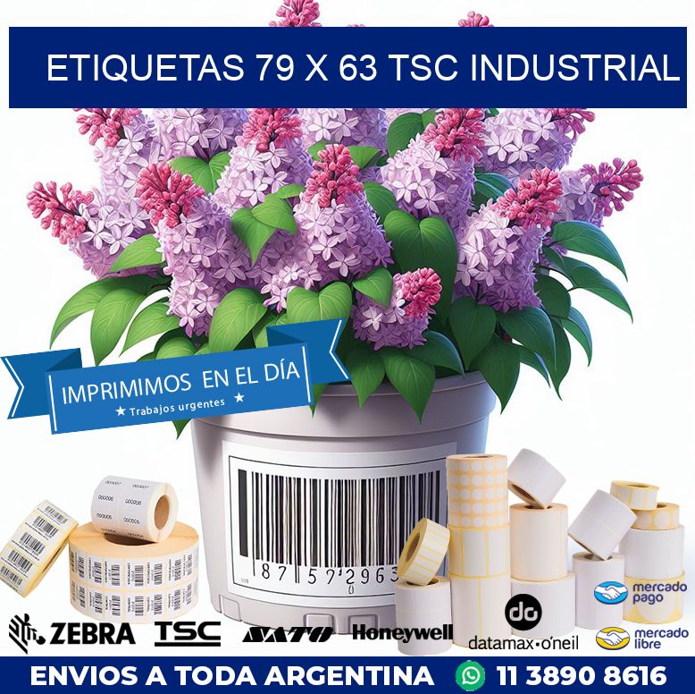 ETIQUETAS 79 x 63 TSC INDUSTRIAL