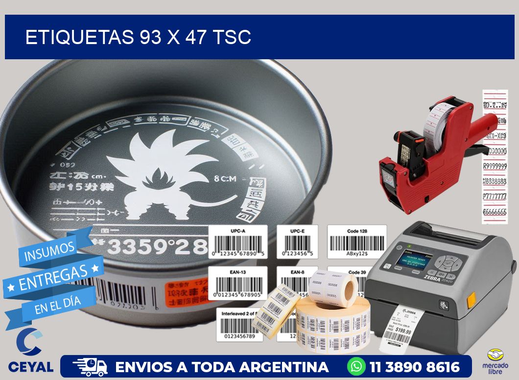 ETIQUETAS 93 x 47 TSC