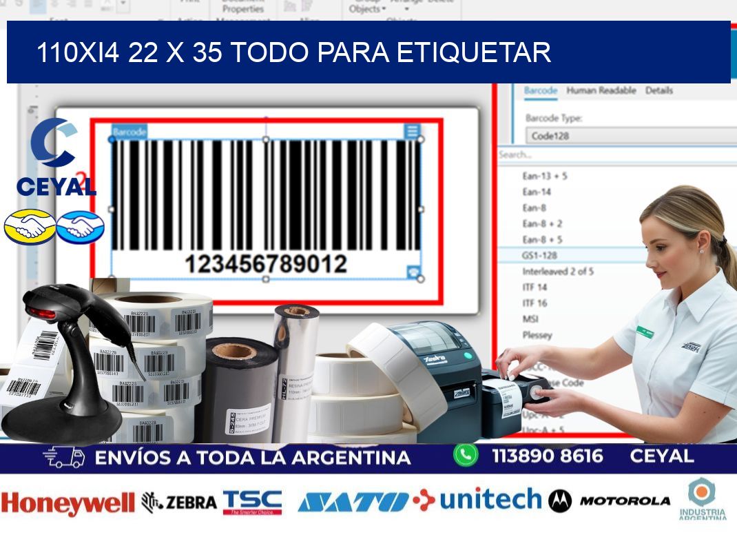 110Xi4 22 x 35 TODO PARA ETIQUETAR