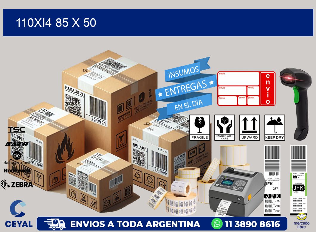 110Xi4 85 x 50