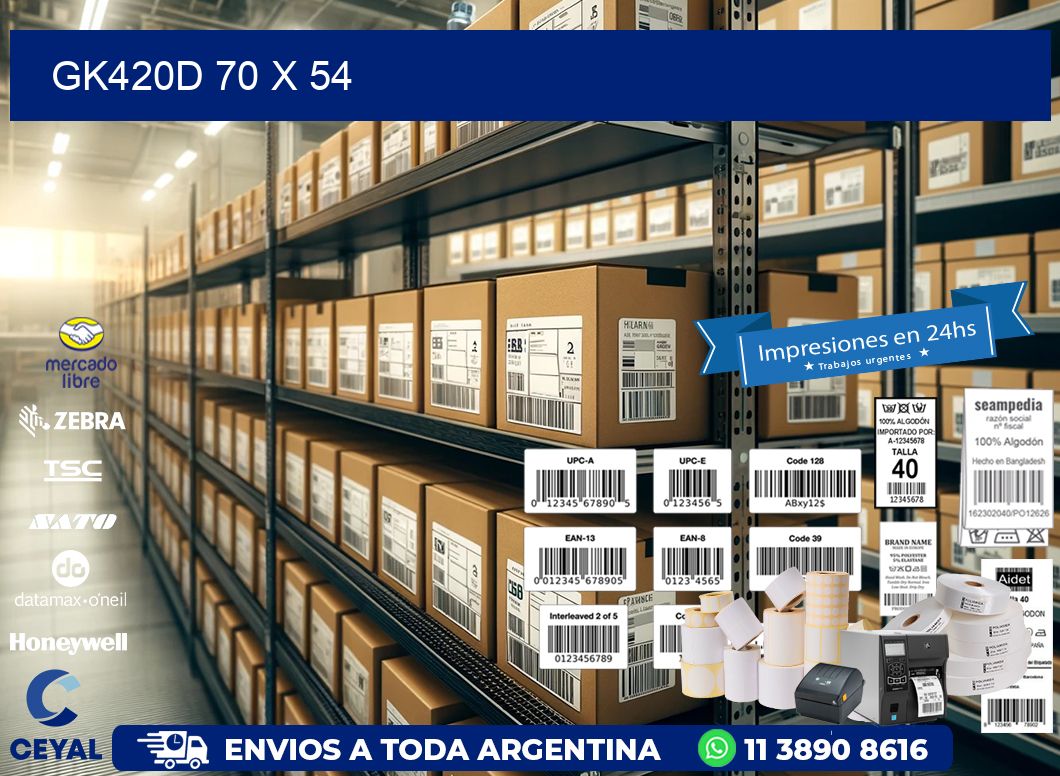 GK420D 70 x 54
