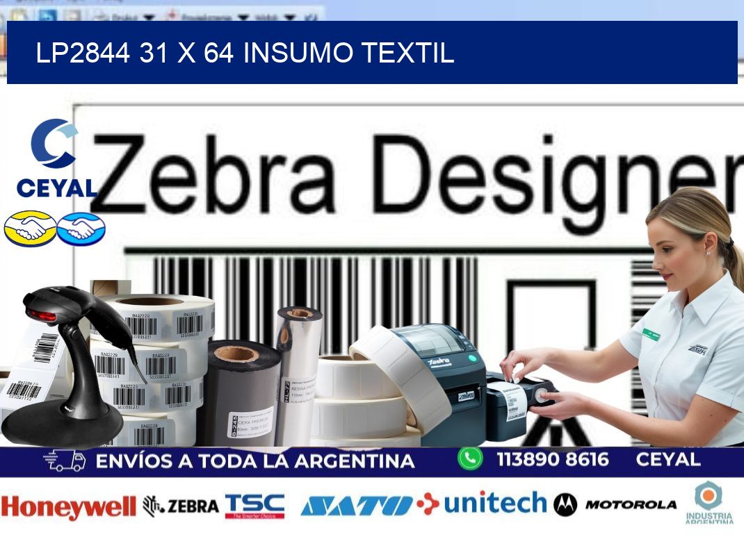 LP2844 31 x 64 INSUMO TEXTIL