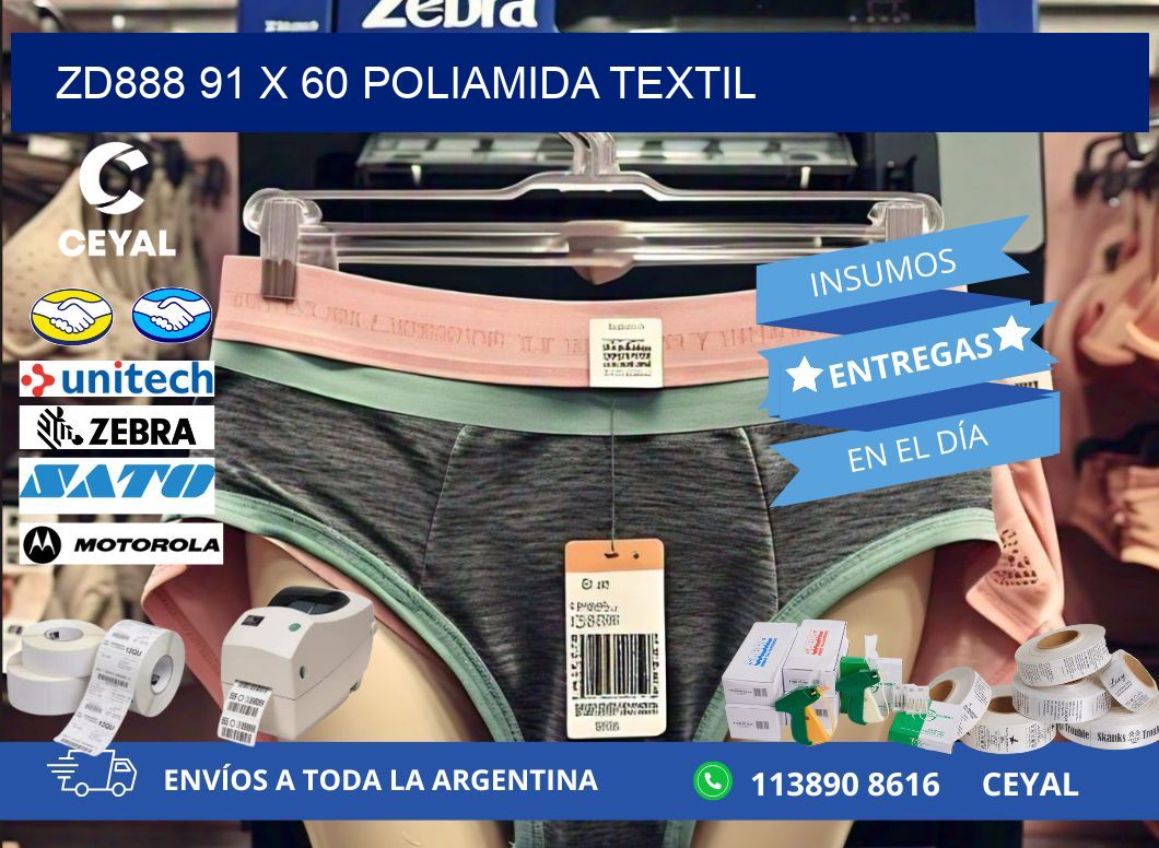 ZD888 91 x 60 POLIAMIDA TEXTIL
