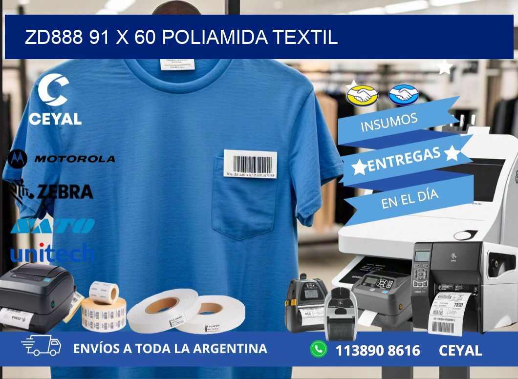 ZD888 91 x 60 POLIAMIDA TEXTIL