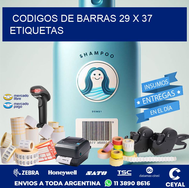 codigos de barras 29 x 37 etiquetas