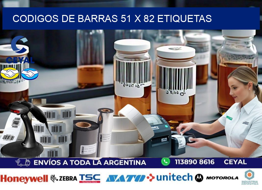 codigos de barras 51 x 82 etiquetas