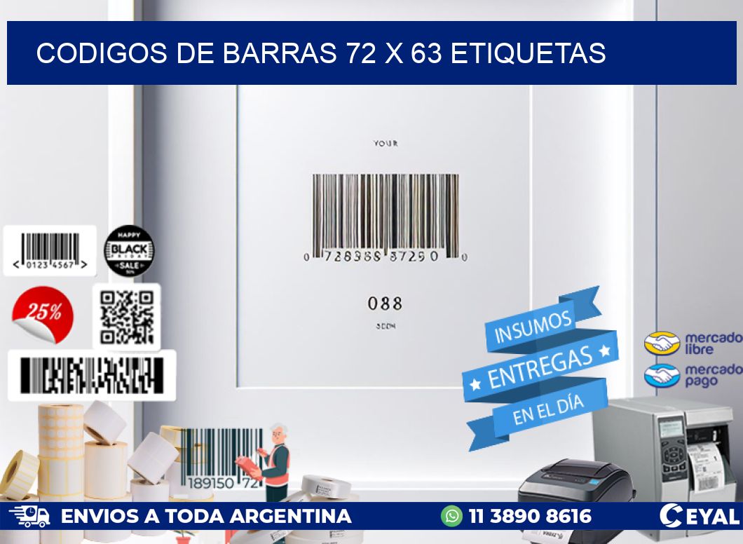 codigos de barras 72 x 63 etiquetas