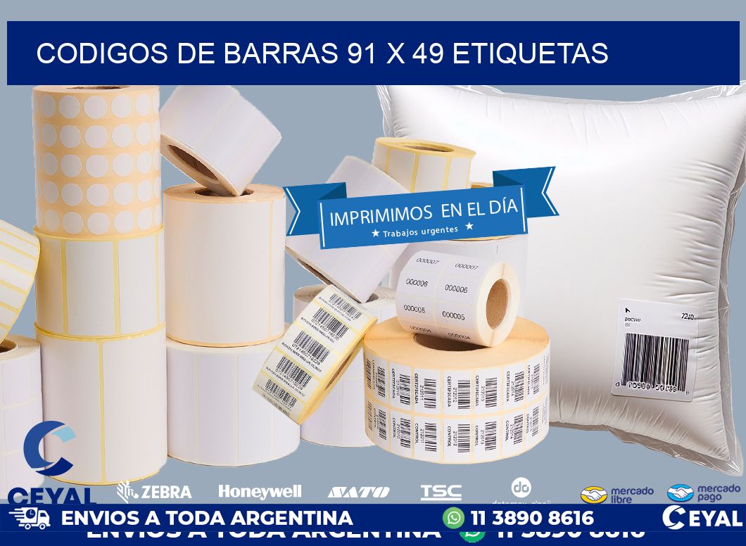codigos de barras 91 x 49 etiquetas