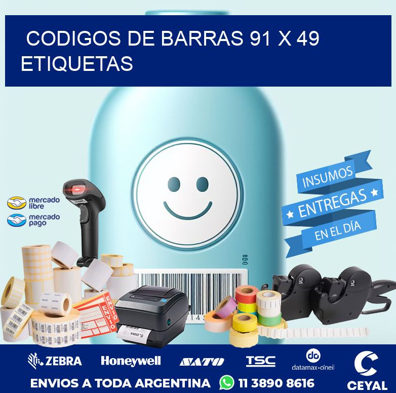 codigos de barras 91 x 49 etiquetas