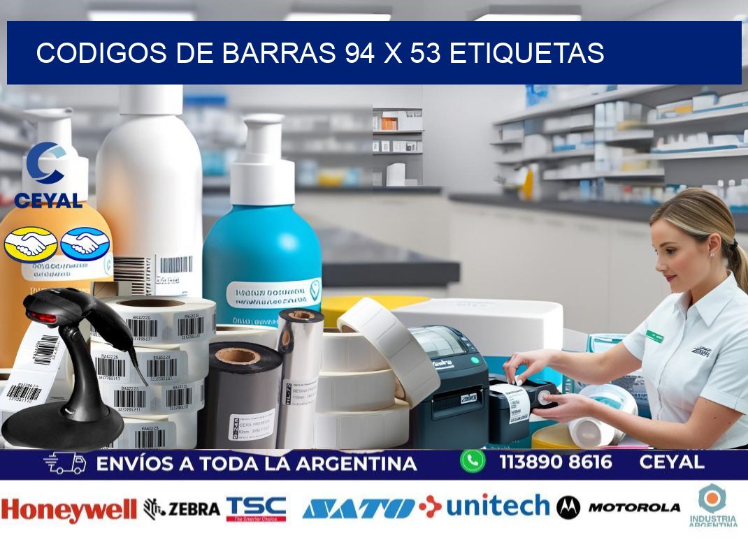 codigos de barras 94 x 53 etiquetas