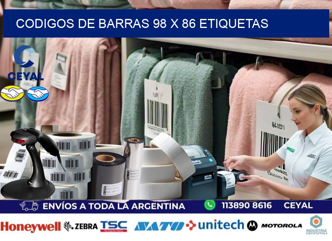 codigos de barras 98 x 86 etiquetas