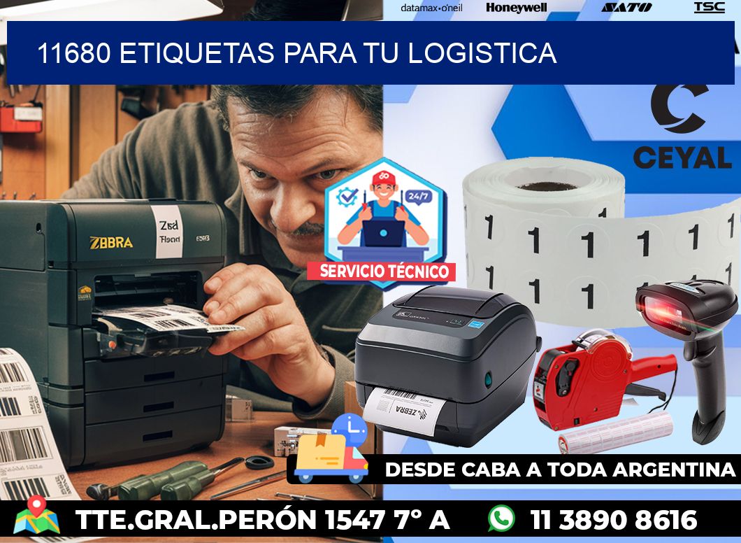 11680 etiquetas para tu logistica