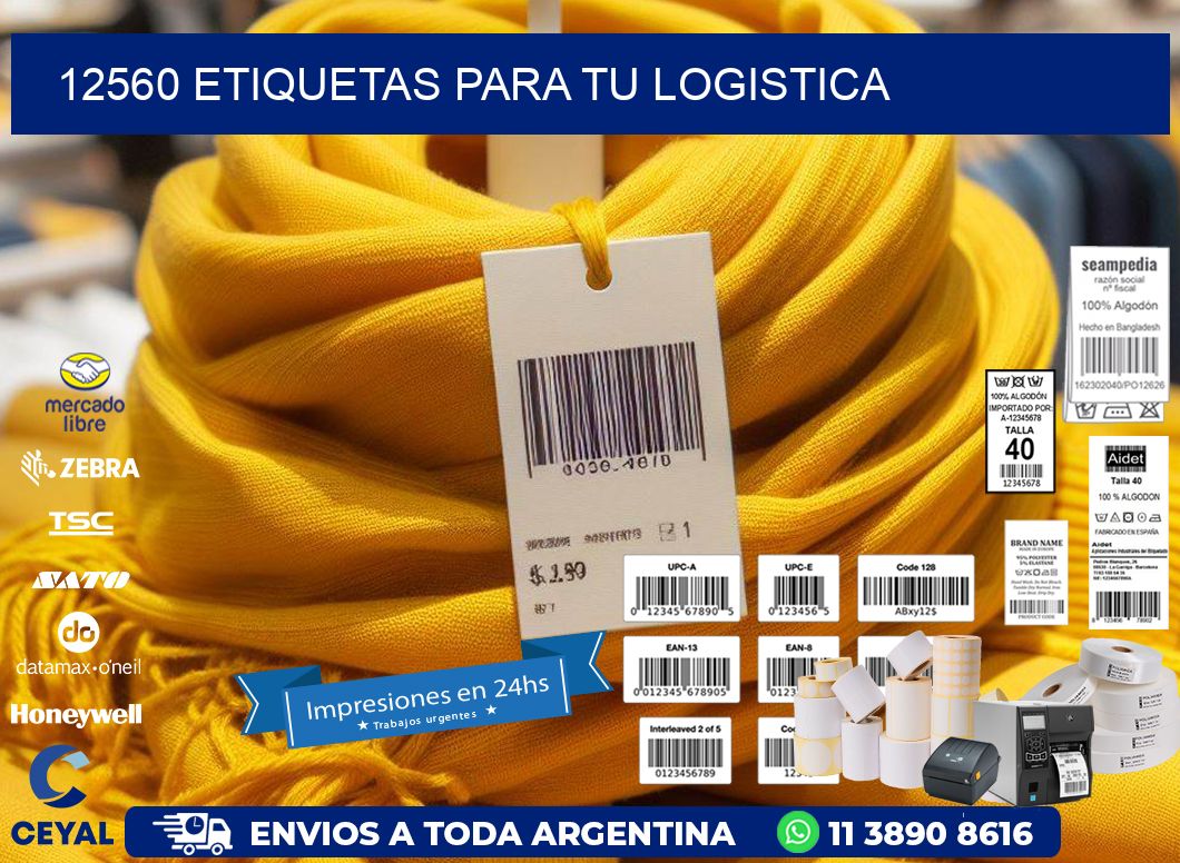 12560 etiquetas para tu logistica