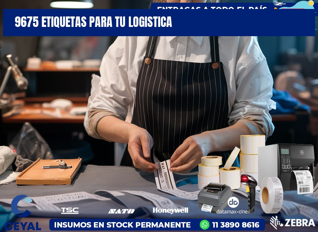 9675 etiquetas para tu logistica
