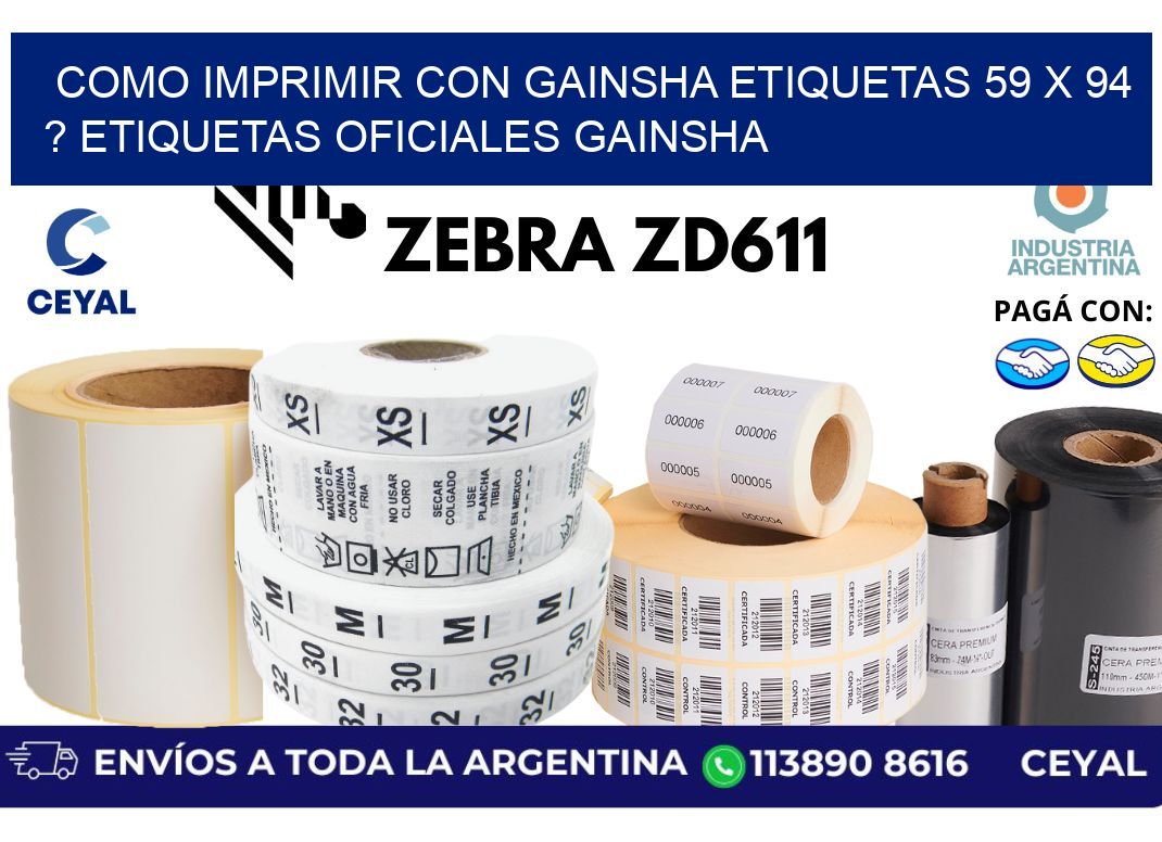 como imprimir con gainsha etiquetas 59 x 94 ? etiquetas oficiales gainsha