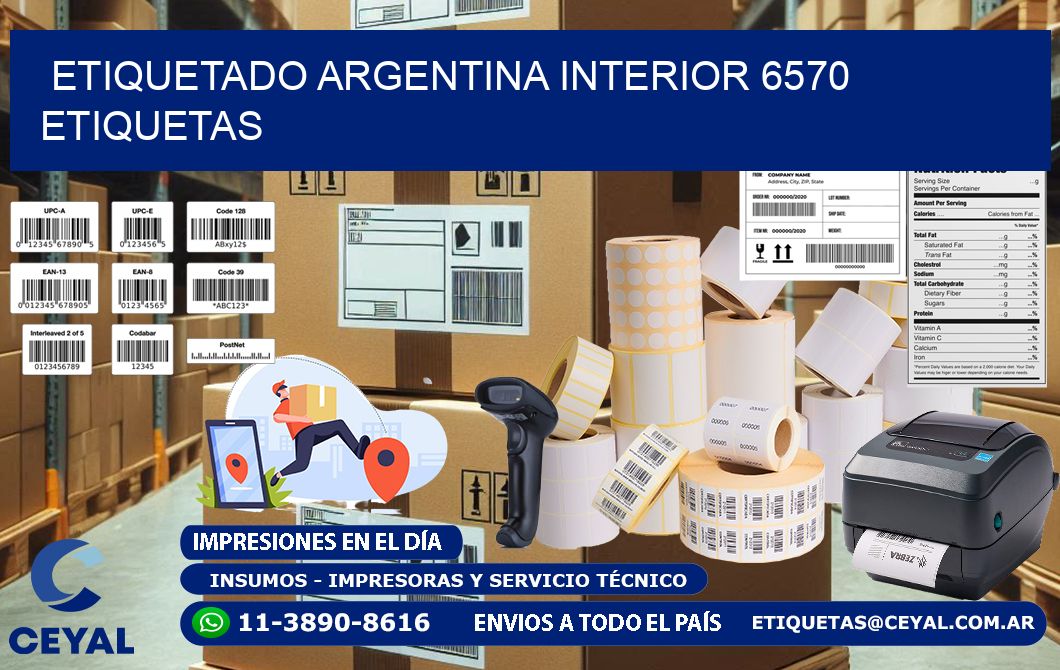 etiquetado argentina interior 6570 etiquetas
