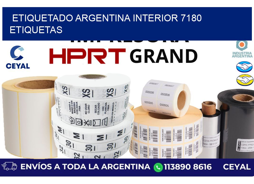 etiquetado argentina interior 7180 etiquetas