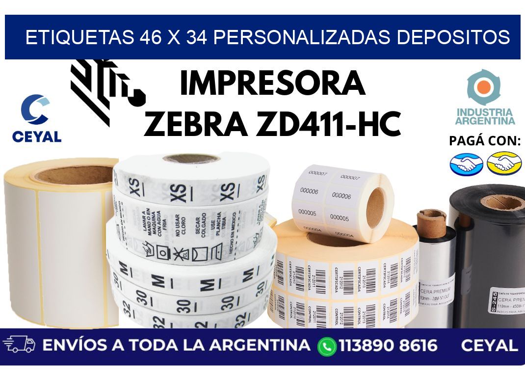 etiquetas 46 x 34 personalizadas depositos