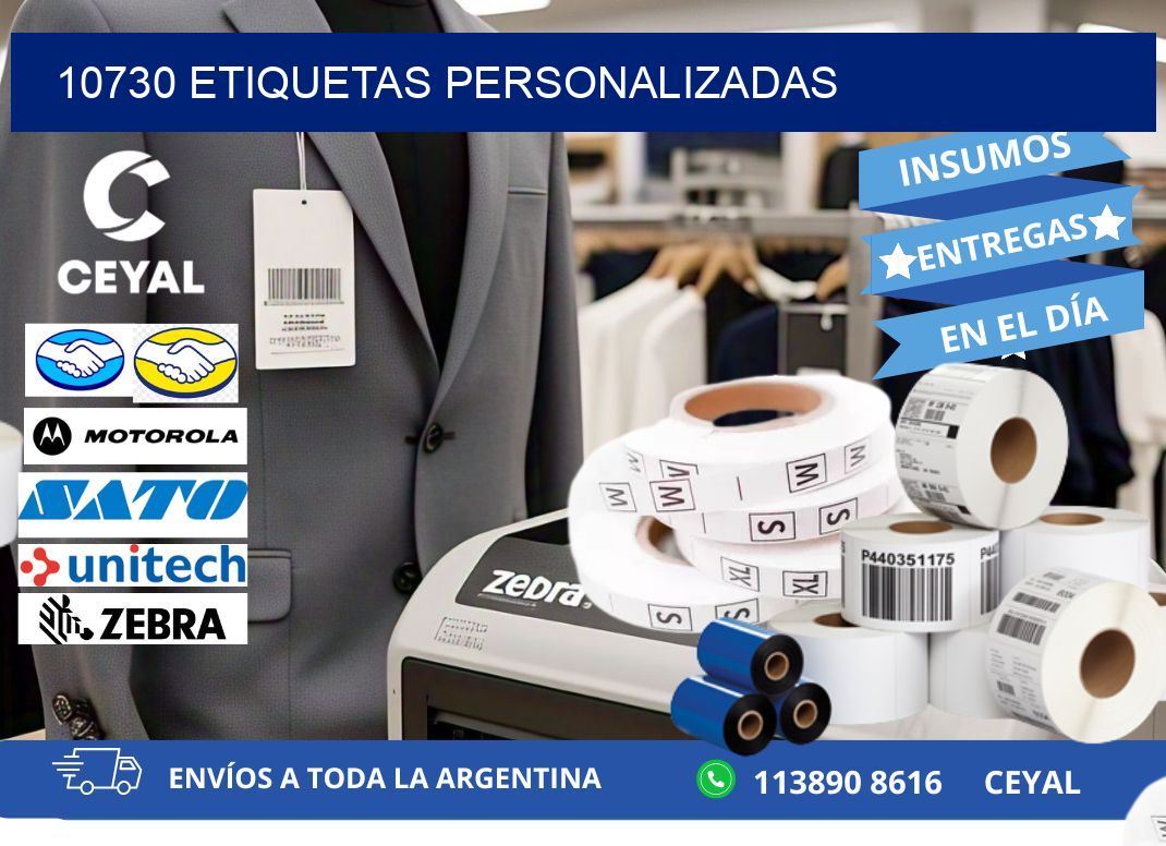 10730 Etiquetas personalizadas