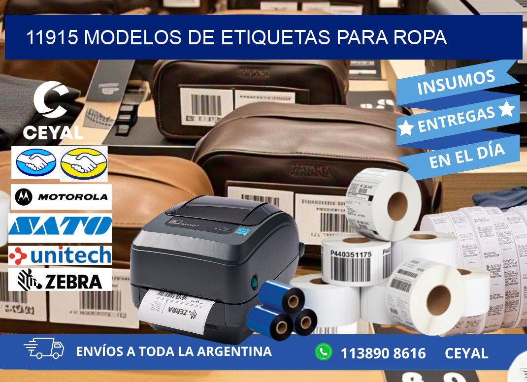 11915 Modelos de etiquetas para ropa