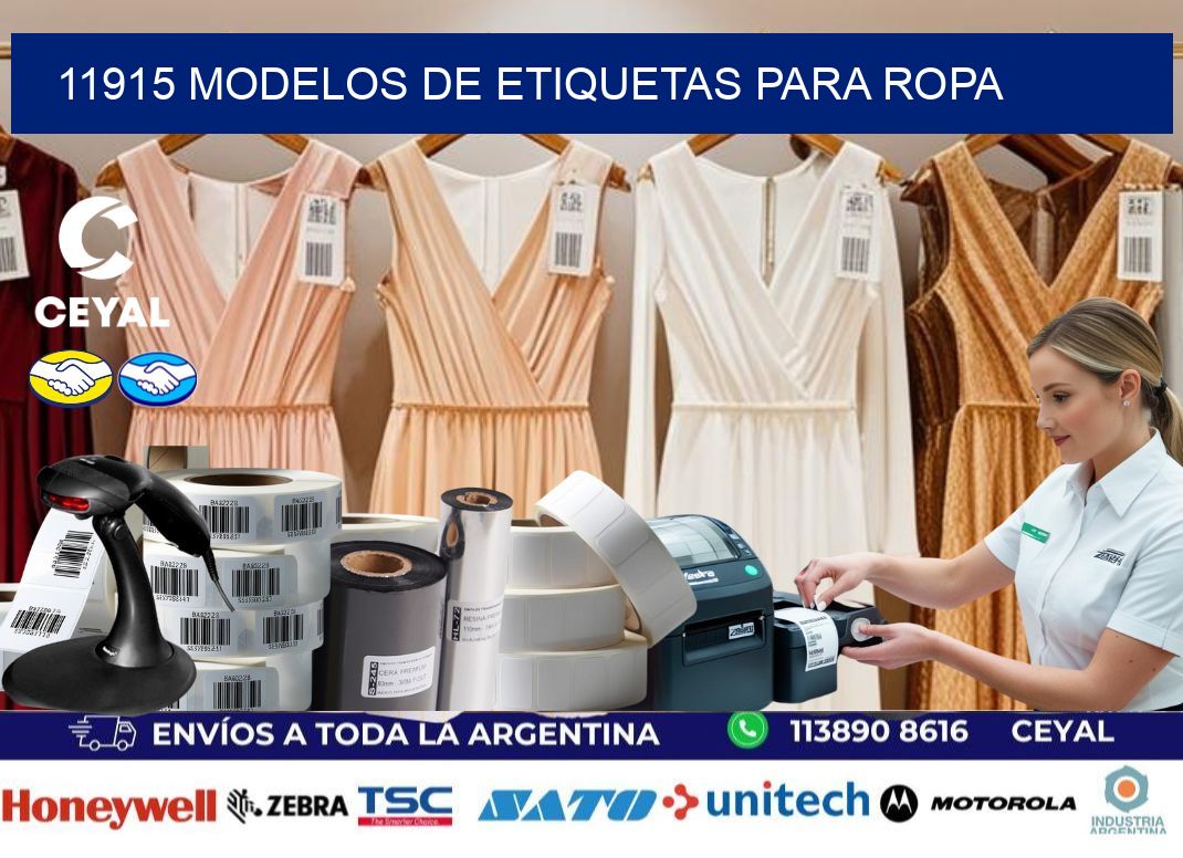 11915 Modelos de etiquetas para ropa