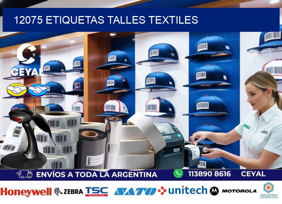 12075 ETIQUETAS TALLES TEXTILES