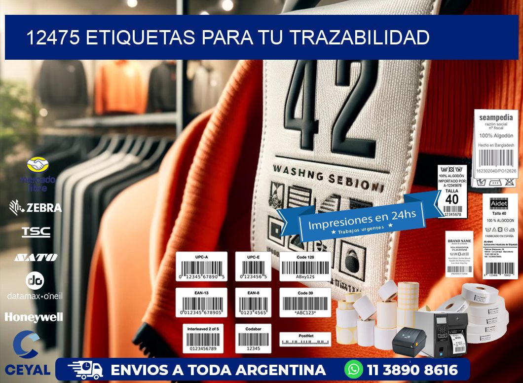 12475 etiquetas para tu trazabilidad