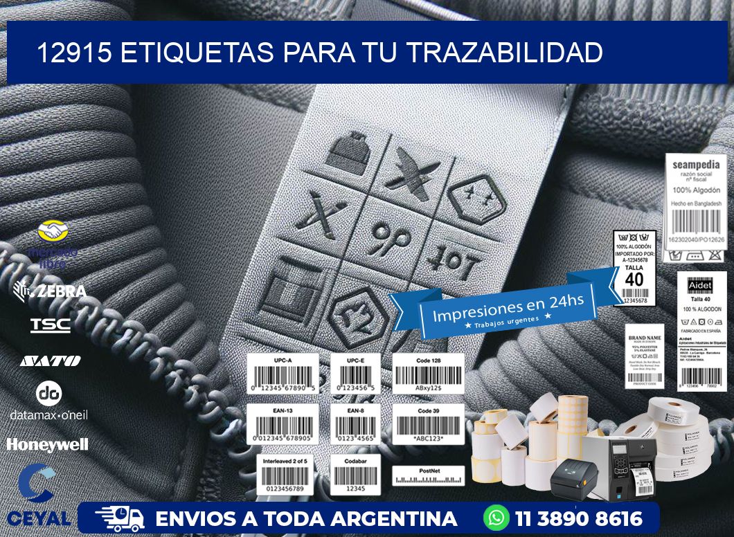 12915 etiquetas para tu trazabilidad