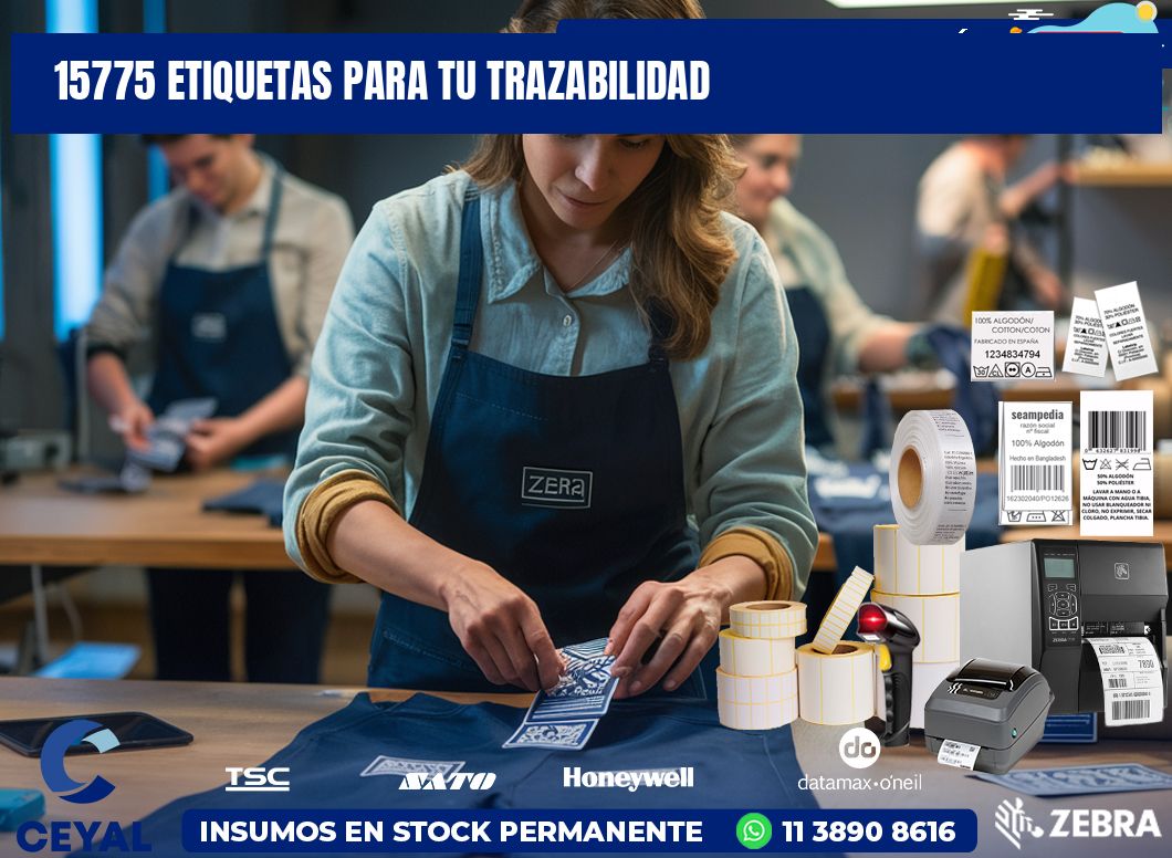 15775 etiquetas para tu trazabilidad