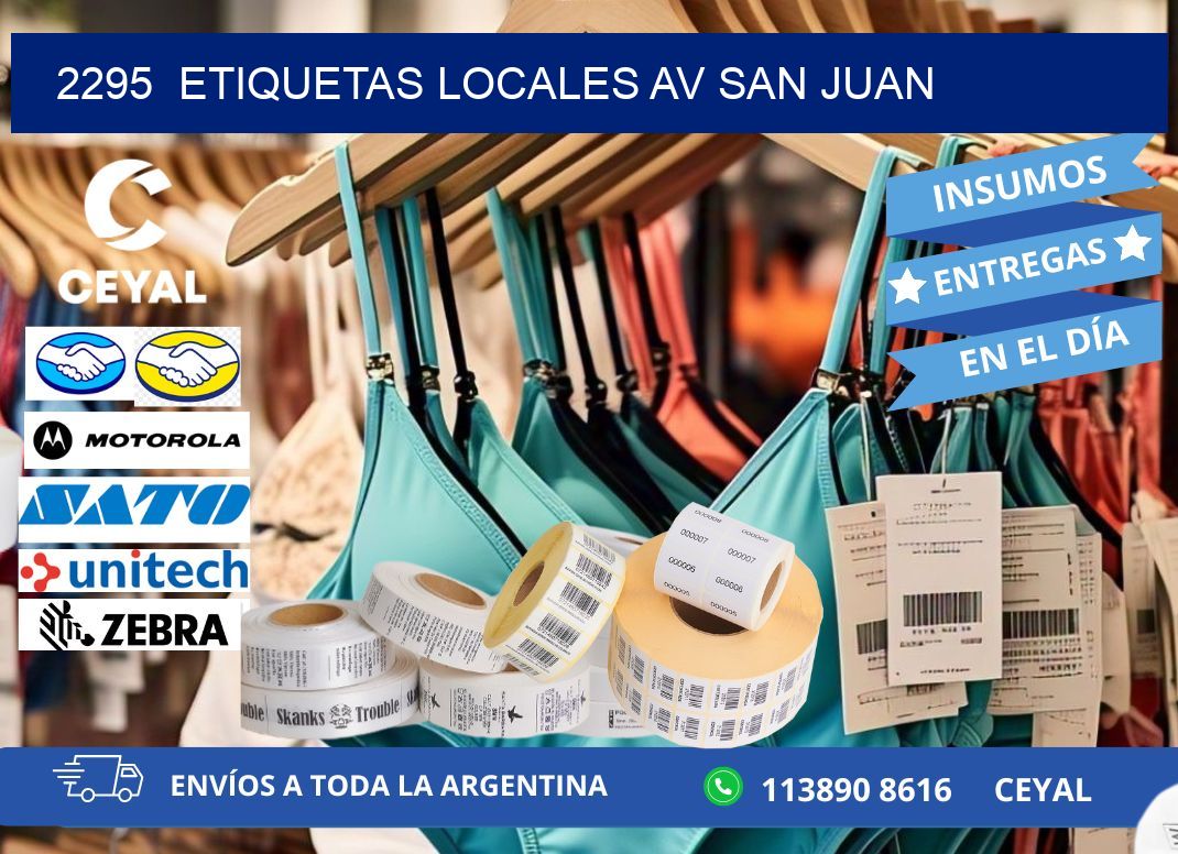 2295  etiquetas locales Av San juan