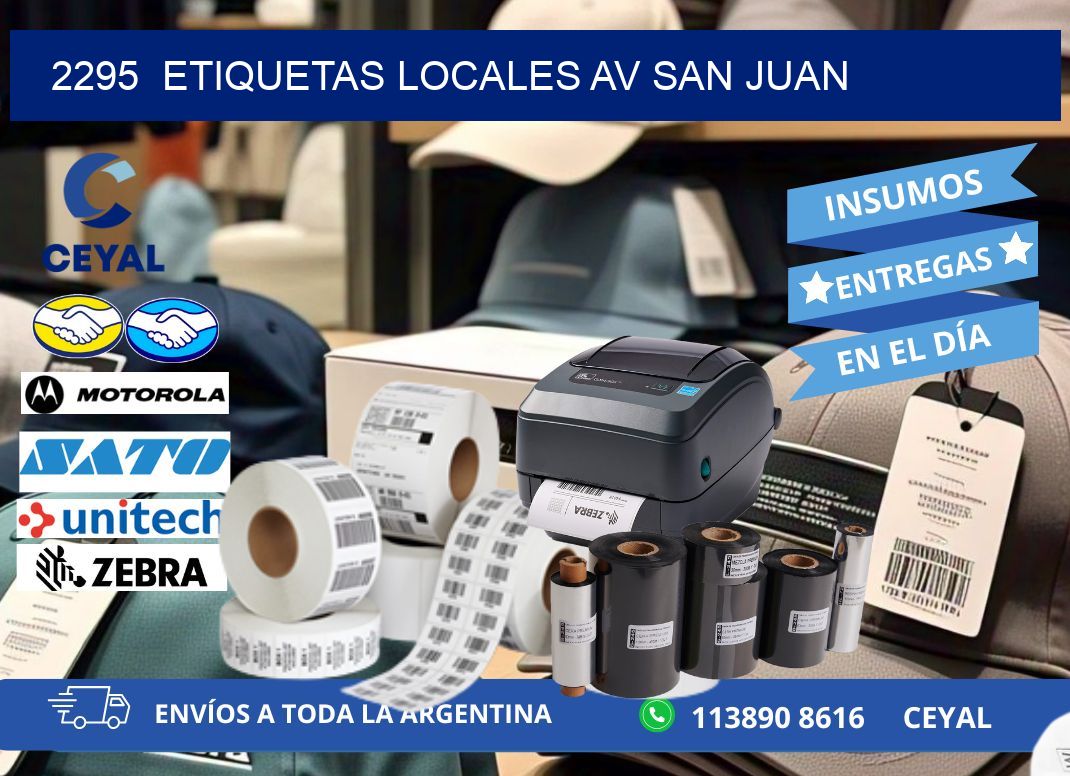 2295  etiquetas locales Av San juan