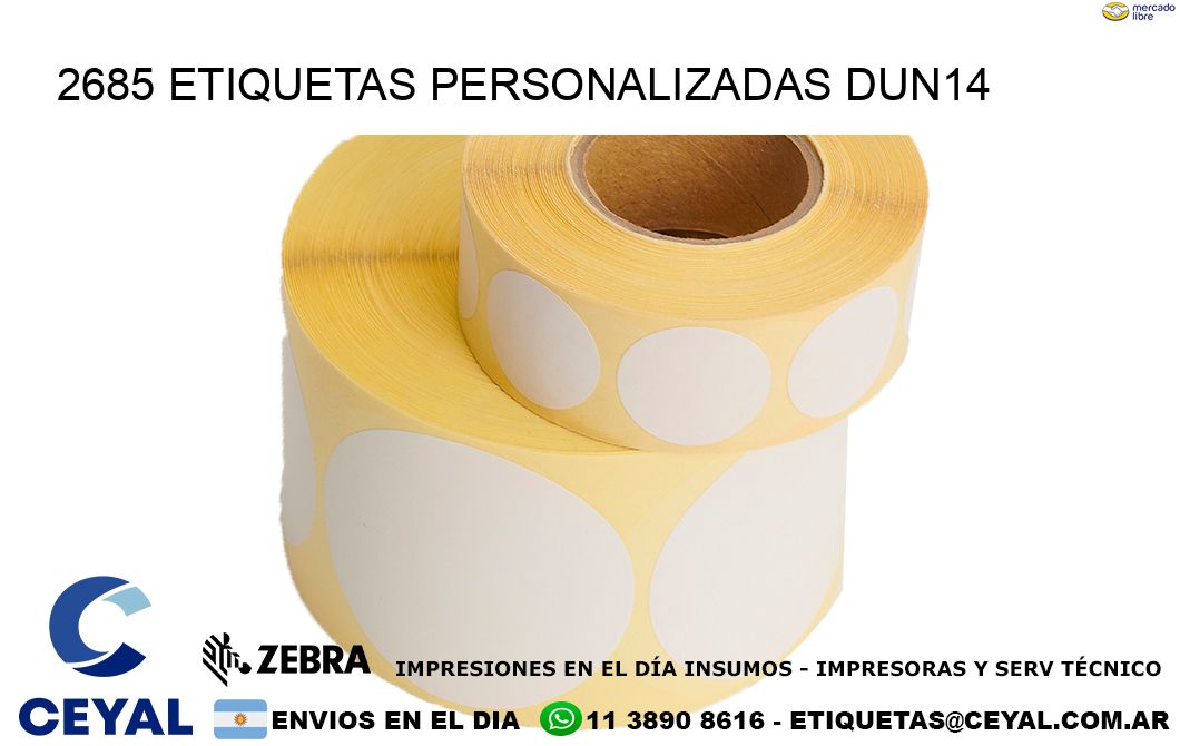 2685 Etiquetas personalizadas dun14