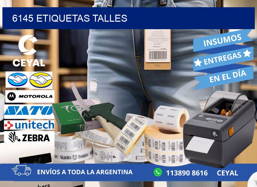 6145 ETIQUETAS TALLES