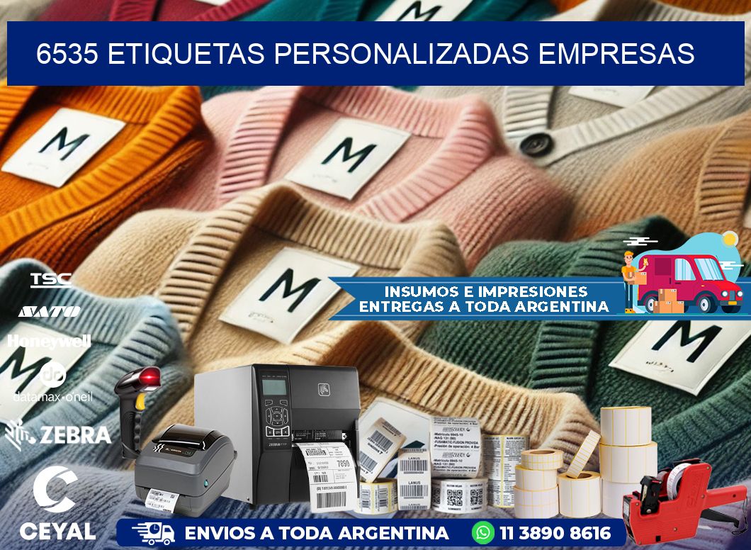 6535 Etiquetas personalizadas empresas