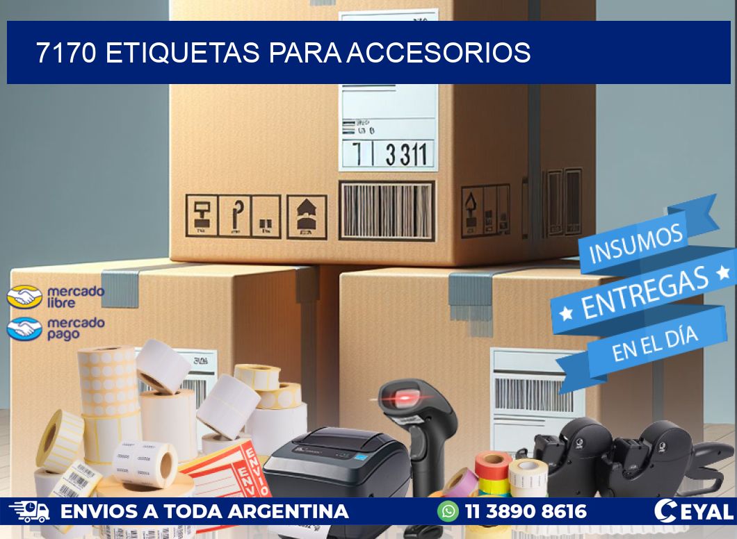 7170 Etiquetas para accesorios
