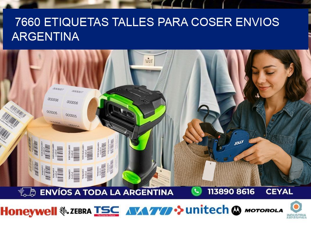 7660 ETIQUETAS TALLES PARA COSER ENVIOS ARGENTINA