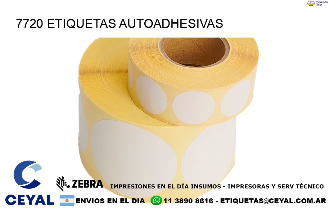 7720 etiquetas autoadhesivas