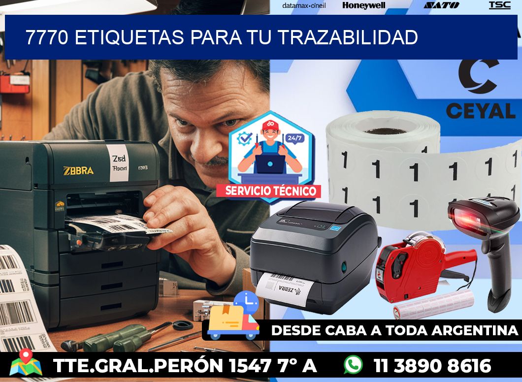 7770 etiquetas para tu trazabilidad
