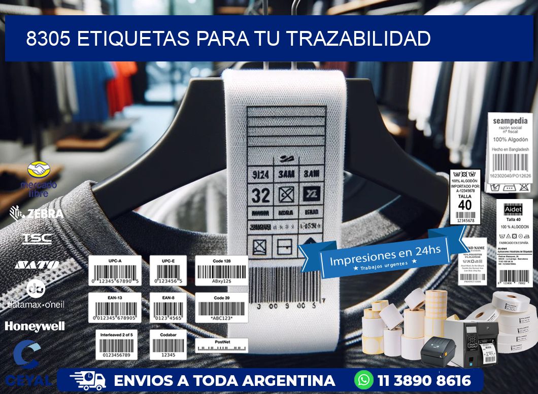 8305 etiquetas para tu trazabilidad