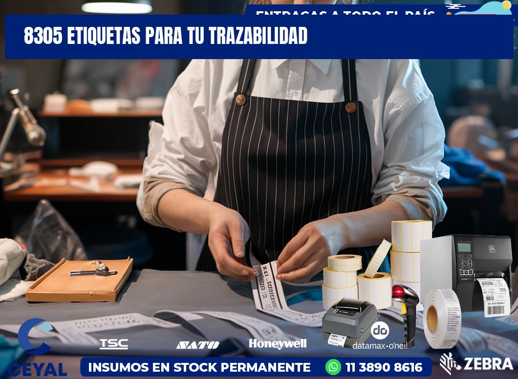 8305 etiquetas para tu trazabilidad